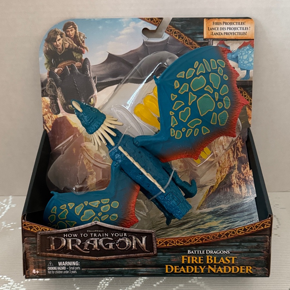 How to Train Your Dragon Battle Dragons Fire Blast Deadly Nadder Toy